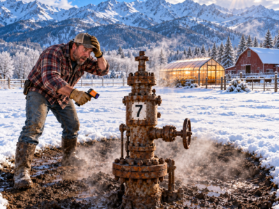 he bought a forgotten ranch with eleven dead oil wells, but the cruelest winter exposed the one thing everyone had left behind