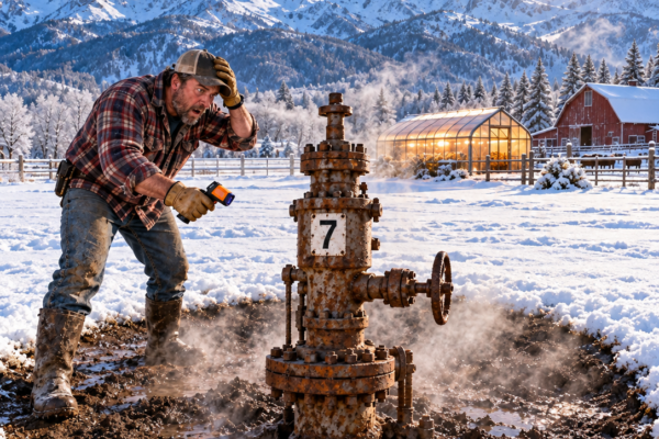 he bought a forgotten ranch with eleven dead oil wells, but the cruelest winter exposed the one thing everyone had left behind