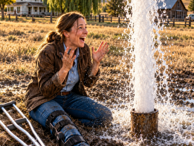 They Sold the Disabled Single Mom a Dying Farm—Then Water Erupted From Her Land