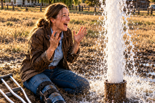 They Sold the Disabled Single Mom a Dying Farm—Then Water Erupted From Her Land