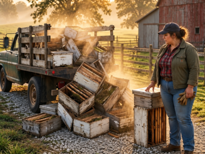everyone laughed when the quiet farm boy hauled home forty abandoned beehives, but one hard winter revealed what he was really building
