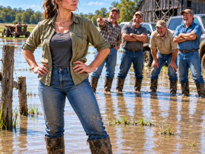 the farmers laughed when she bought the flooded field—until the woman they pitied turned twenty-two ruined acres into the harvest nobody in the valley could explain