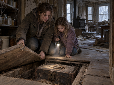 A Homeless Mother Refused $5,000 For Her Great-Uncle’s Rotting Catskills Cabin — Four Days Later, Her Daughter Lifted A Loose Pantry Board And Exposed An Iron Box That Explained Why A Powerful Albany Lawyer Had Been So Desperate To Make Her Sign Away The Property