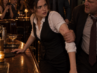The Drunk Supervisor Dragged a Young Barmaid Toward the Storage Room—But the Quiet Mafia Boss in the Corner Had Been Watching Her Work for Ninety Minutes, and When He Stood Up, She Refused to Let His Protection Become Another Kind of Control