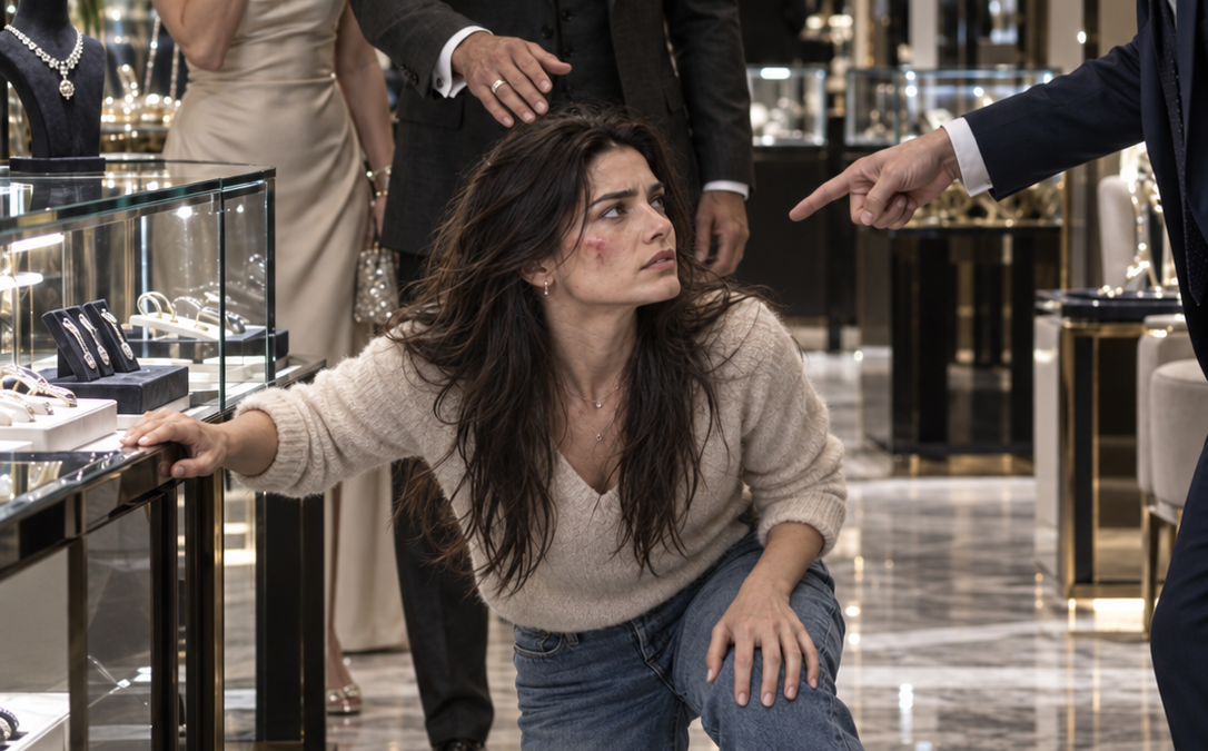 He Kicked His Poor Ex to the Marble Floor at the Mall and Called Her a Nobody—Then the City’s Most Feared Mafia Boss Took Her Hand, Called Her His Wife, and Let Her Decide Exactly What Happened to the Man Who Once Broke Her