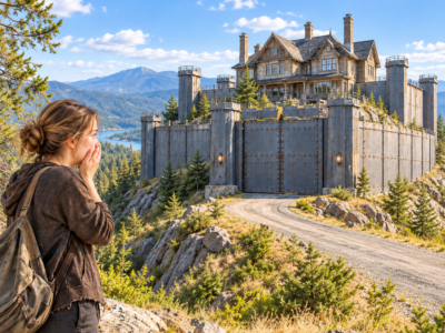 A Single Mother Inherited a Strange Hillside House — What Was Inside Changed Their Lives