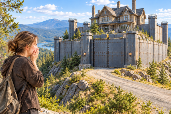 A Single Mother Inherited a Strange Hillside House — What Was Inside Changed Their Lives