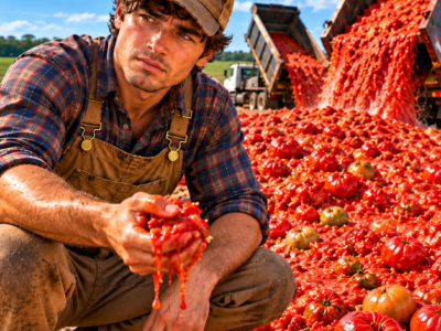 They Dumped 50 Tons of Rotten Tomatoes on His Field… 6 Months Later He Owned an Empire!