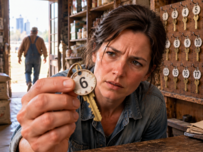 she bought the abandoned feed store for a repair shop, but the farmers kept leaving numbered keys on her counter—and the last key revealed what the town had nearly lost