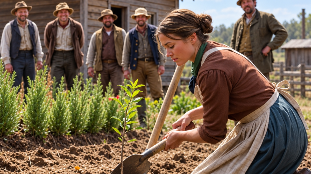They Laughed as She Planted Trees Around Her Cabin — Until Winter Turned It Into a Fortress