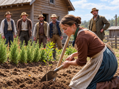 They Laughed as She Planted Trees Around Her Cabin — Until Winter Turned It Into a Fortress