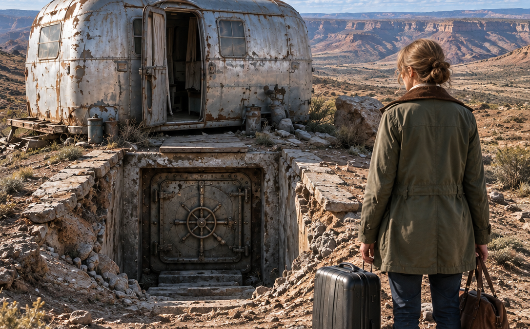 after her stepson threw her out with one suitcase, the barren 15 acres her husband left behind opened a door no one was supposed to find