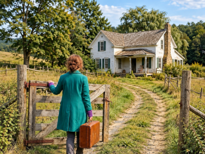 her husband died and his children locked her out with two suitcases—then her grandmother’s abandoned mountain farmhouse revealed why it had been waiting for her