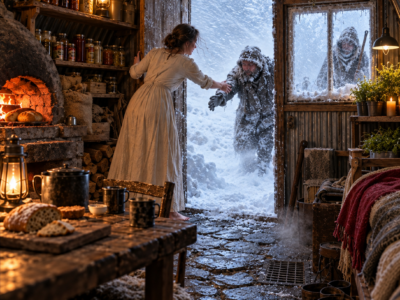 she built a strange curved house from forty discarded iron sheets, but when the deadliest winter came, the neighbors who mocked her begged to get inside