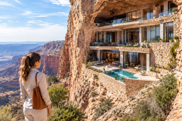 her wealthy father left her nothing but a worthless desert canyon—then she found the hidden house in the cliff and learned why someone wanted her inheritance erased