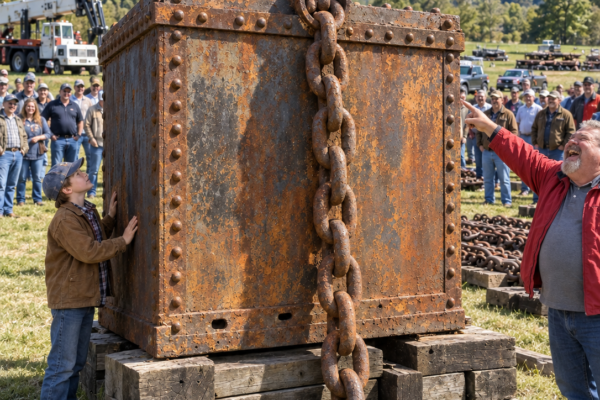 they laughed when a 12-year-old spent his last $95 on a 13-ton chain—then a call from new zealand proved the whole salvage yard wrong