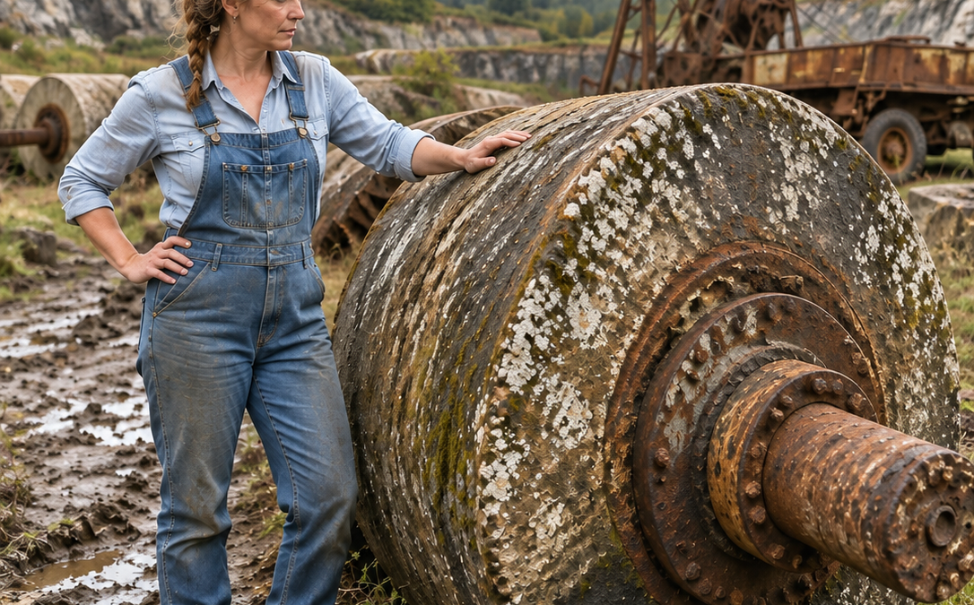 the quarry laughed when the widow bought six useless stone rollers for forty-two dollars—then the county road disappeared beneath the rain