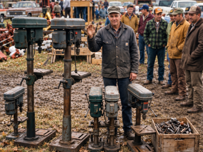 He Paid $40 for Six Worn-Out Drill Presses — And Quietly Built the Shop His County Was Missing