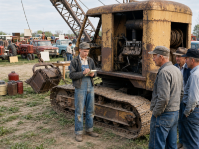 the whole county laughed when a sixteen-year-old spent his mother’s egg money on a dead dragline—then the drought came and every farmer needed him