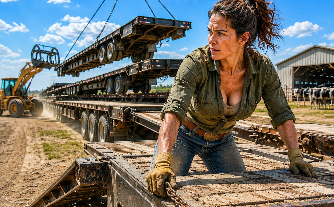 the freight yard laughed when she spent her last $480 on sixty dead trailers — years later, the whole county wanted what only she had learned to build