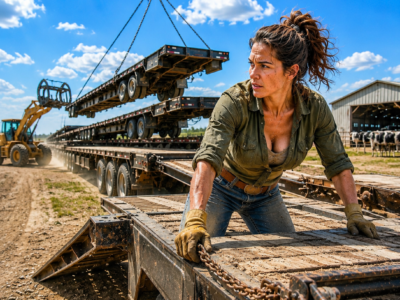 the freight yard laughed when she spent her last $480 on sixty dead trailers — years later, the whole county wanted what only she had learned to build