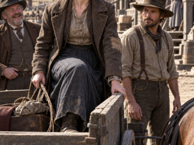 Her Father Offered Her to the Valley’s “Poorest” Rancher as a Joke—But Marin Named Her Own Wages, Climbed Into Silas Ror’s Battered Wagon, and Soon Discovered the Quiet Widower Had Hidden Far More Than Money From Everyone Who Thought They Knew Him