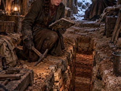 They Threw Ren Alcott Out Before Winter and Gave Her a Worthless Mountain Cave — Then She Found Her Dead Father’s Hidden Heating Plan Beneath Its Floor, and When the Deadliest Blizzard Hit, the Town Climbed Through Chest-Deep Snow Toward the Home They Had Mocked