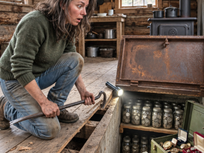 abandoned by her husband at forty-one, she inherited a rotting cabin in oregon—and the secret beneath the pantry floor changed everything