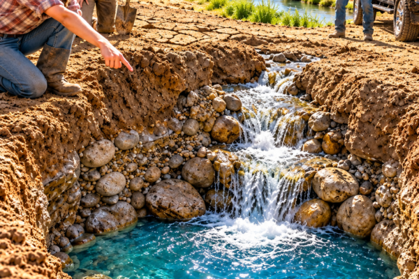 the rancher bought the water rights to force a widow off her farm—then her twelve-year-old daughter found what had been running beneath their “worthless” field for generations