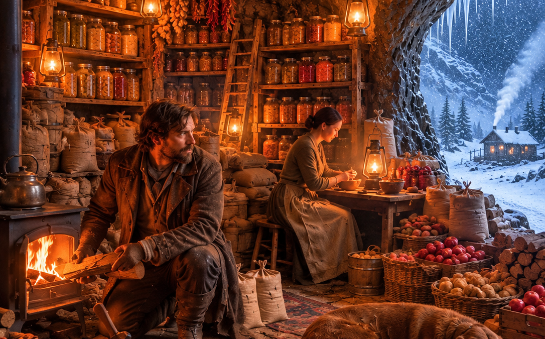 the mountain town mocked the poor man who bought a $10 cave—until nine days of deadly winter proved why he had filled it with food