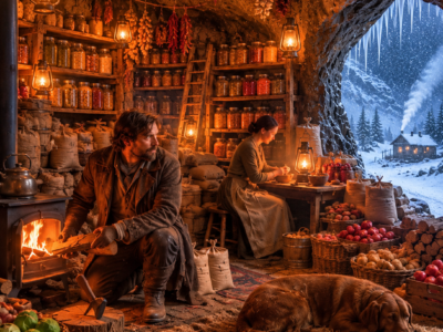 the mountain town mocked the poor man who bought a $10 cave—until nine days of deadly winter proved why he had filled it with food