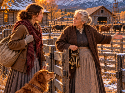 With No Home or Family, a Young Woman Came Looking for Work—The Lonely Old Rancher Gave Her the Keys