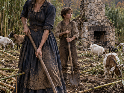 They Laughed When Widow Mara Whitlock Spent Everything on Forty Bamboo-Choked Acres—Then Her Goats Uncovered a Stone Chimney, a Spring-Fed Well, and an Orchard Worth Fighting For, and the Former County Assessor Who Had Called the Land Worthless Came Back Demanding Its Best Ground