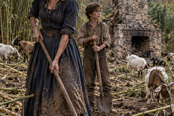 They Laughed When Widow Mara Whitlock Spent Everything on Forty Bamboo-Choked Acres—Then Her Goats Uncovered a Stone Chimney, a Spring-Fed Well, and an Orchard Worth Fighting For, and the Former County Assessor Who Had Called the Land Worthless Came Back Demanding Its Best Ground