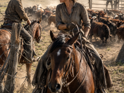 The Cowboy Bet Nell Avery She Couldn’t Make a Working Horse of His Dangerous Stallion—She Asked What She’d Win, and When Grant Hail Offered Her the Horse Free and Clear, Neither of Them Understood the Harder Wager Would Be Building One Marriage Without Erasing Her Name