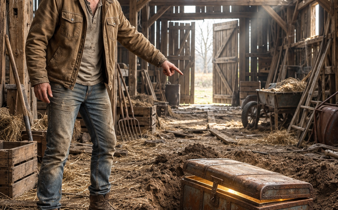 Everyone Laughed When a Homeless 24-Year-Old Bought 41 Dead Acres for $30 — Until He Dug Beneath the Barn