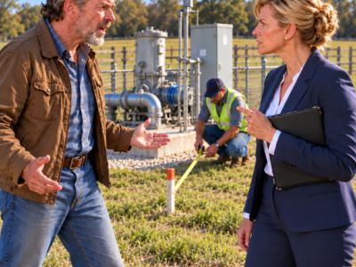 the hoa built a pump station 300 yards inside his family ranch—then one old survey pin brought their whole plan down