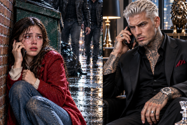 She Called the Wrong Number While Hiding From Her Violent Ex—The Mafia Boss Answered, “Stay There. No One Touches You Now.”