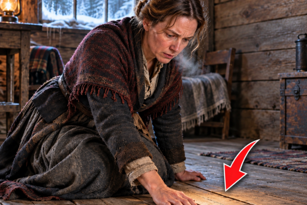 The Widow Inherited a Cabin With No Fireplace — Then She Felt Heat Beneath the Floor