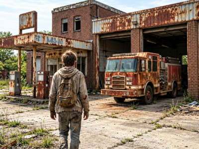 Homeless at 18, He Bought a Rusted Fire Station for $10 — What He Found Behind the Lockers…