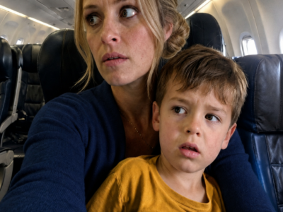 My nine-year-old daughter and I secretly boarded the Saturday flight my husband was piloting because she had spent half her childhood begging to hear her father welcome passengers from the cockpit. When his voice finally came over the speakers, Lily squeezed my hand and whispered, “He’s going to be so surprised.” Then my husband announced that a woman named Natalie had “changed the future he wanted”—and three rows ahead of us, a woman stood up crying.