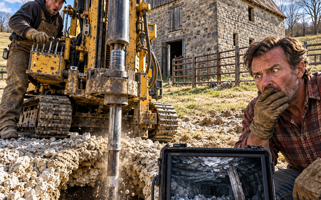 he bought a ranch with a sinkhole everyone feared, but the camera lowered 180 feet exposed what was hiding beneath the barn he planned to save