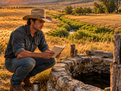 everyone said the 22-year-old rancher had bought a dying spread—until the abandoned well revealed a river hidden beneath his land