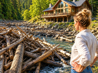 when the flood buried her grandfather’s farm beneath fifty tons of driftwood, the county called it worthless debris—but she saw the inheritance everyone else was too blind to recognize