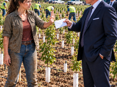 she spent five years planting 20,000 trees on worthless land—then a billionaire arrived with $20 million and learned why she refused