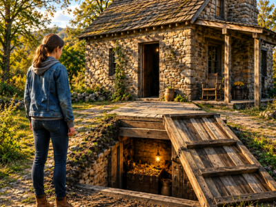 everyone thought the broke young woman had lost everything when she bought an abandoned stone cottage for one dollar—then she lifted the hearthstone agnes had told no one about