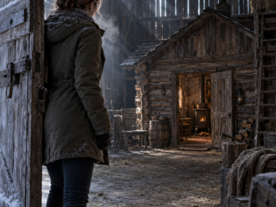 She Inherited Her Grandfather’s Weather-Beaten Barn While Everyone Else Got Houses and Cars — But When Emily Forced Open the Heavy Door, She Found a Carefully Built Cabin Hidden Inside, and One Loose Board Near the Floor Held a Message That Made the “Worthless” Inheritance Impossible to Dismiss