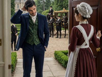 A Maid Drove an Injured Stranger Home in the Rain — By Morning, the Duke of Blackmere Had Come Looking for Her