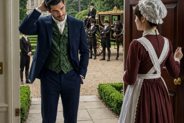 A Maid Drove an Injured Stranger Home in the Rain — By Morning, the Duke of Blackmere Had Come Looking for Her