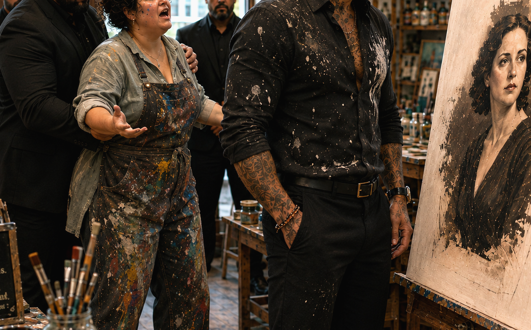 The Mafia Boss Came With Lawyers to Seize the Curvy Artist’s Studio—Then He Saw His Dead Mother in Her Unfinished Portrait